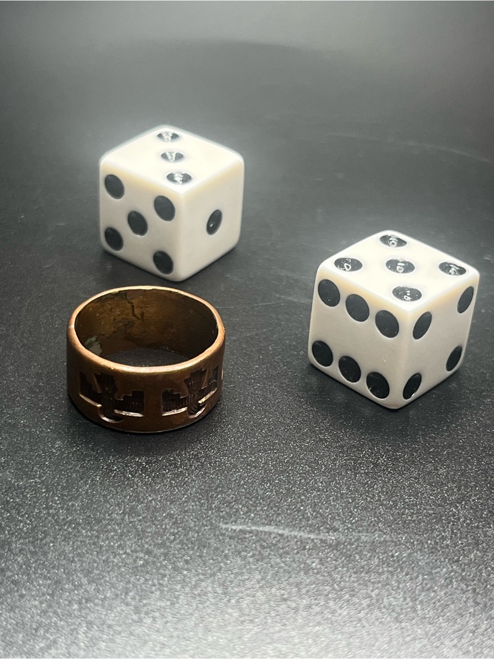 Copper ring marked solid copper inside. Vintage 70’s thunderbird ring - Picture 4 of 7